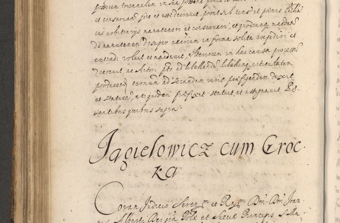 Zdjęcie nr 898 dla obiektu archiwalnego: Acta actorum, institutionum, resignationum, provisionum, decretorum, sententiarum, inscriptionum, testamentorum, confirmationum, ingrossationum, obligationum, quietationum, constitutionum R. D. Andreae Szołdrski, episcopi Kijoviensis, Gnesnensis et Posnaniensis praepositi, cantoris Cracoviensis, Vladislaviensis canonici, R. S. M. secretarii, episcopatus Cracoviensis in spiritualibus er temporalibus deputati anno 1633, 1634 et 1635