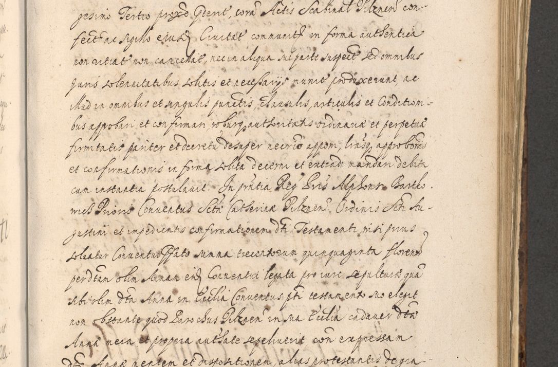 Zdjęcie nr 891 dla obiektu archiwalnego: Acta actorum, institutionum, resignationum, provisionum, decretorum, sententiarum, inscriptionum, testamentorum, confirmationum, ingrossationum, obligationum, quietationum, constitutionum R. D. Andreae Szołdrski, episcopi Kijoviensis, Gnesnensis et Posnaniensis praepositi, cantoris Cracoviensis, Vladislaviensis canonici, R. S. M. secretarii, episcopatus Cracoviensis in spiritualibus er temporalibus deputati anno 1633, 1634 et 1635