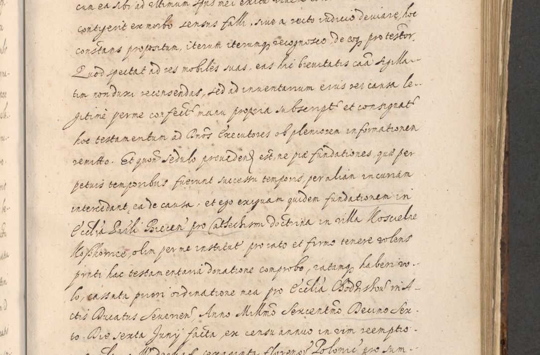 Zdjęcie nr 887 dla obiektu archiwalnego: Acta actorum, institutionum, resignationum, provisionum, decretorum, sententiarum, inscriptionum, testamentorum, confirmationum, ingrossationum, obligationum, quietationum, constitutionum R. D. Andreae Szołdrski, episcopi Kijoviensis, Gnesnensis et Posnaniensis praepositi, cantoris Cracoviensis, Vladislaviensis canonici, R. S. M. secretarii, episcopatus Cracoviensis in spiritualibus er temporalibus deputati anno 1633, 1634 et 1635