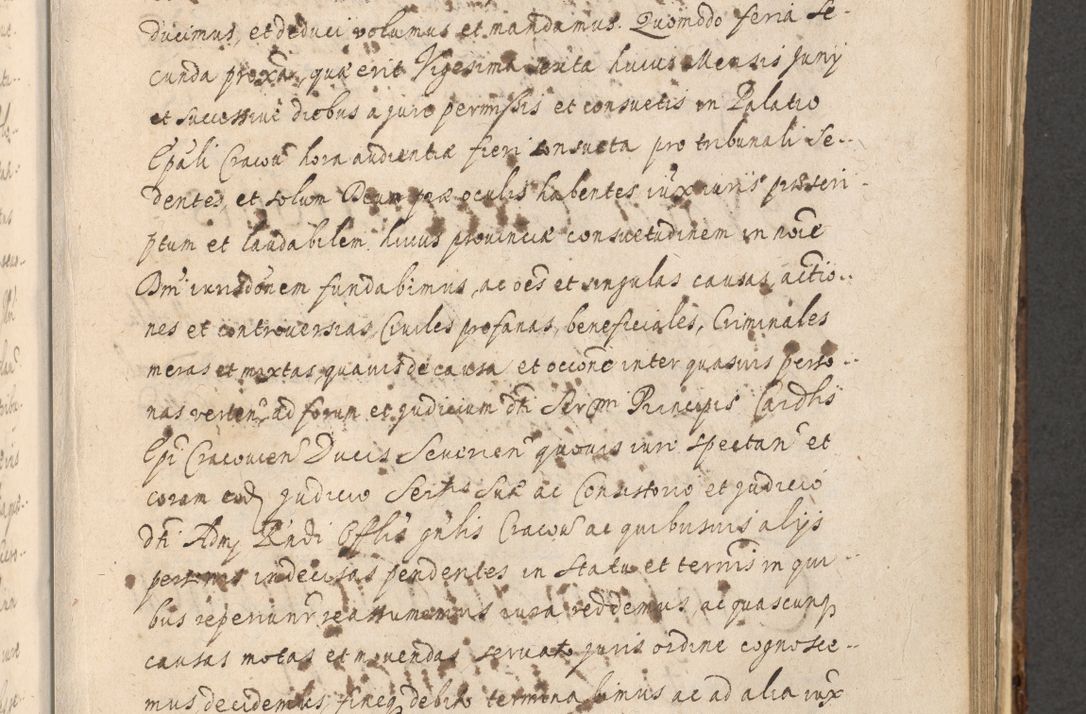 Zdjęcie nr 883 dla obiektu archiwalnego: Acta actorum, institutionum, resignationum, provisionum, decretorum, sententiarum, inscriptionum, testamentorum, confirmationum, ingrossationum, obligationum, quietationum, constitutionum R. D. Andreae Szołdrski, episcopi Kijoviensis, Gnesnensis et Posnaniensis praepositi, cantoris Cracoviensis, Vladislaviensis canonici, R. S. M. secretarii, episcopatus Cracoviensis in spiritualibus er temporalibus deputati anno 1633, 1634 et 1635