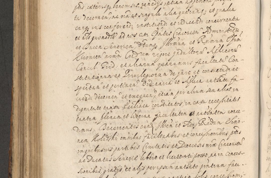 Zdjęcie nr 880 dla obiektu archiwalnego: Acta actorum, institutionum, resignationum, provisionum, decretorum, sententiarum, inscriptionum, testamentorum, confirmationum, ingrossationum, obligationum, quietationum, constitutionum R. D. Andreae Szołdrski, episcopi Kijoviensis, Gnesnensis et Posnaniensis praepositi, cantoris Cracoviensis, Vladislaviensis canonici, R. S. M. secretarii, episcopatus Cracoviensis in spiritualibus er temporalibus deputati anno 1633, 1634 et 1635