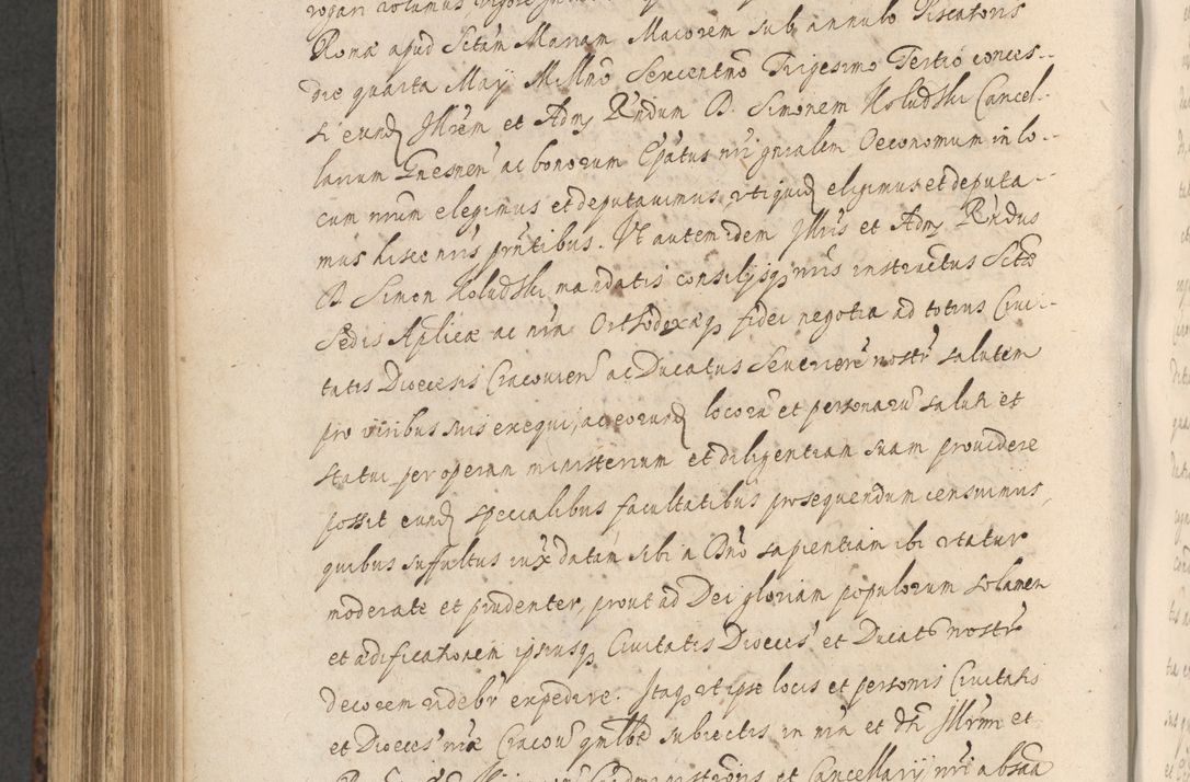 Zdjęcie nr 874 dla obiektu archiwalnego: Acta actorum, institutionum, resignationum, provisionum, decretorum, sententiarum, inscriptionum, testamentorum, confirmationum, ingrossationum, obligationum, quietationum, constitutionum R. D. Andreae Szołdrski, episcopi Kijoviensis, Gnesnensis et Posnaniensis praepositi, cantoris Cracoviensis, Vladislaviensis canonici, R. S. M. secretarii, episcopatus Cracoviensis in spiritualibus er temporalibus deputati anno 1633, 1634 et 1635