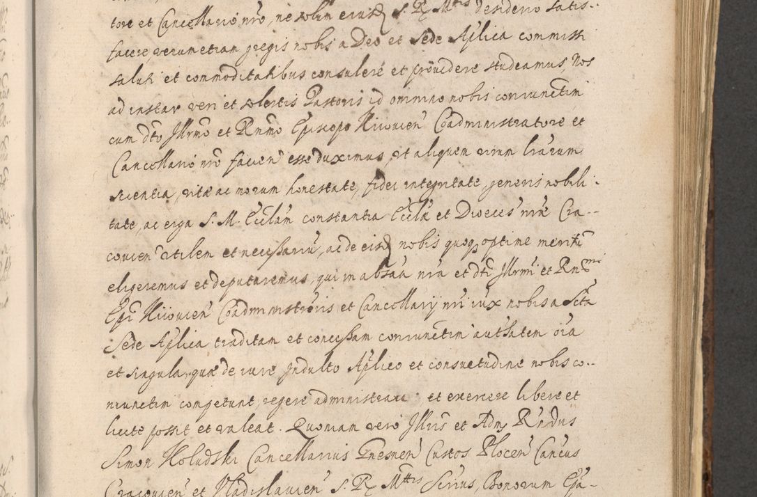Zdjęcie nr 873 dla obiektu archiwalnego: Acta actorum, institutionum, resignationum, provisionum, decretorum, sententiarum, inscriptionum, testamentorum, confirmationum, ingrossationum, obligationum, quietationum, constitutionum R. D. Andreae Szołdrski, episcopi Kijoviensis, Gnesnensis et Posnaniensis praepositi, cantoris Cracoviensis, Vladislaviensis canonici, R. S. M. secretarii, episcopatus Cracoviensis in spiritualibus er temporalibus deputati anno 1633, 1634 et 1635