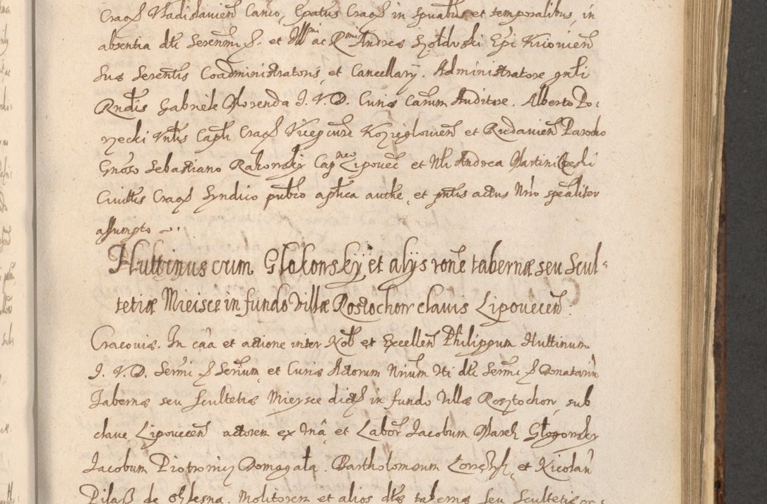 Zdjęcie nr 869 dla obiektu archiwalnego: Acta actorum, institutionum, resignationum, provisionum, decretorum, sententiarum, inscriptionum, testamentorum, confirmationum, ingrossationum, obligationum, quietationum, constitutionum R. D. Andreae Szołdrski, episcopi Kijoviensis, Gnesnensis et Posnaniensis praepositi, cantoris Cracoviensis, Vladislaviensis canonici, R. S. M. secretarii, episcopatus Cracoviensis in spiritualibus er temporalibus deputati anno 1633, 1634 et 1635