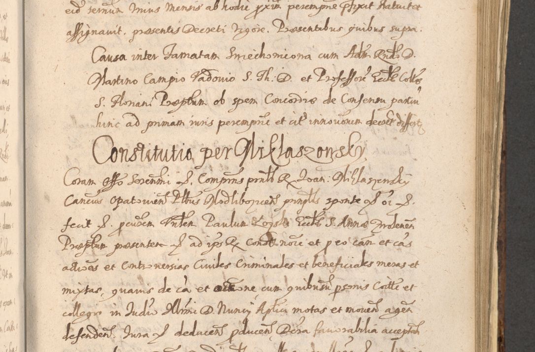 Zdjęcie nr 865 dla obiektu archiwalnego: Acta actorum, institutionum, resignationum, provisionum, decretorum, sententiarum, inscriptionum, testamentorum, confirmationum, ingrossationum, obligationum, quietationum, constitutionum R. D. Andreae Szołdrski, episcopi Kijoviensis, Gnesnensis et Posnaniensis praepositi, cantoris Cracoviensis, Vladislaviensis canonici, R. S. M. secretarii, episcopatus Cracoviensis in spiritualibus er temporalibus deputati anno 1633, 1634 et 1635