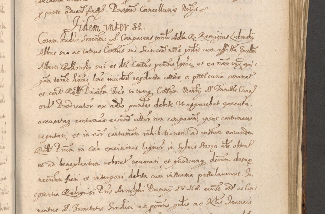 Zdjęcie nr 863 dla obiektu archiwalnego: Acta actorum, institutionum, resignationum, provisionum, decretorum, sententiarum, inscriptionum, testamentorum, confirmationum, ingrossationum, obligationum, quietationum, constitutionum R. D. Andreae Szołdrski, episcopi Kijoviensis, Gnesnensis et Posnaniensis praepositi, cantoris Cracoviensis, Vladislaviensis canonici, R. S. M. secretarii, episcopatus Cracoviensis in spiritualibus er temporalibus deputati anno 1633, 1634 et 1635