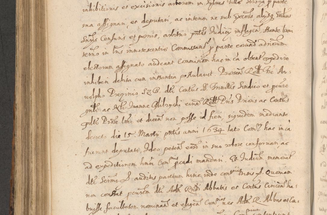 Zdjęcie nr 862 dla obiektu archiwalnego: Acta actorum, institutionum, resignationum, provisionum, decretorum, sententiarum, inscriptionum, testamentorum, confirmationum, ingrossationum, obligationum, quietationum, constitutionum R. D. Andreae Szołdrski, episcopi Kijoviensis, Gnesnensis et Posnaniensis praepositi, cantoris Cracoviensis, Vladislaviensis canonici, R. S. M. secretarii, episcopatus Cracoviensis in spiritualibus er temporalibus deputati anno 1633, 1634 et 1635