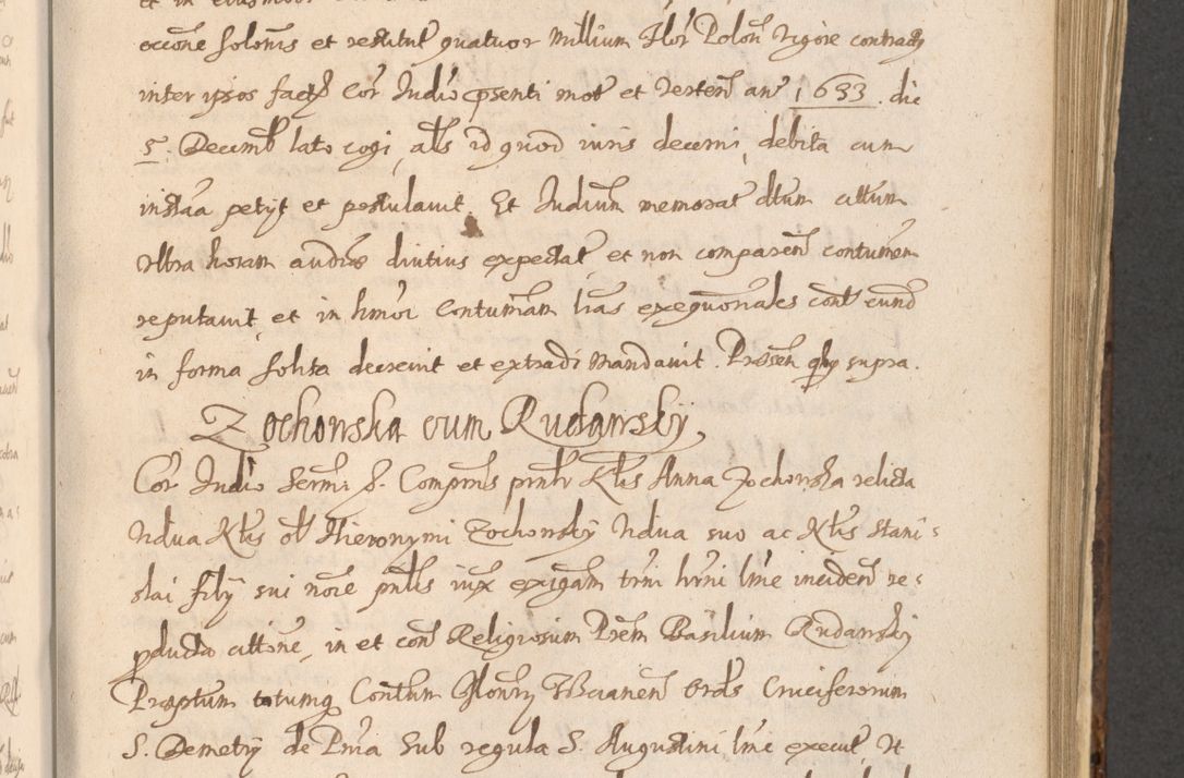 Zdjęcie nr 859 dla obiektu archiwalnego: Acta actorum, institutionum, resignationum, provisionum, decretorum, sententiarum, inscriptionum, testamentorum, confirmationum, ingrossationum, obligationum, quietationum, constitutionum R. D. Andreae Szołdrski, episcopi Kijoviensis, Gnesnensis et Posnaniensis praepositi, cantoris Cracoviensis, Vladislaviensis canonici, R. S. M. secretarii, episcopatus Cracoviensis in spiritualibus er temporalibus deputati anno 1633, 1634 et 1635