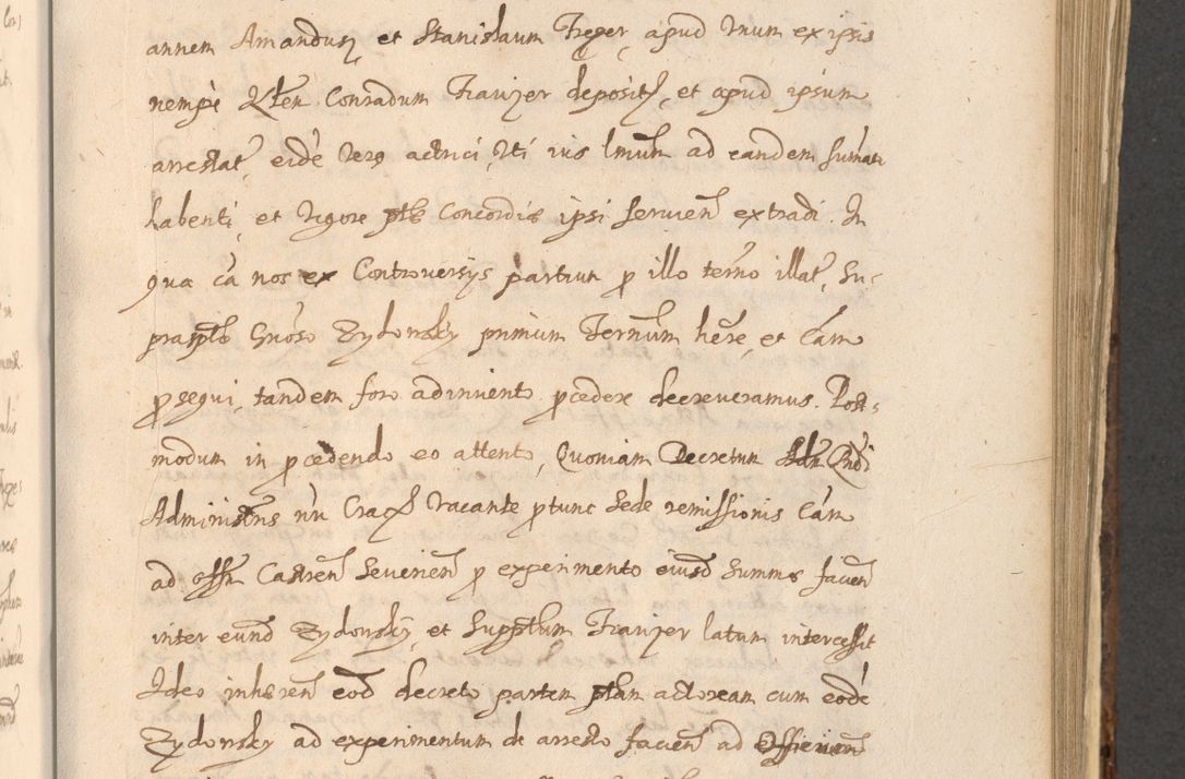 Zdjęcie nr 855 dla obiektu archiwalnego: Acta actorum, institutionum, resignationum, provisionum, decretorum, sententiarum, inscriptionum, testamentorum, confirmationum, ingrossationum, obligationum, quietationum, constitutionum R. D. Andreae Szołdrski, episcopi Kijoviensis, Gnesnensis et Posnaniensis praepositi, cantoris Cracoviensis, Vladislaviensis canonici, R. S. M. secretarii, episcopatus Cracoviensis in spiritualibus er temporalibus deputati anno 1633, 1634 et 1635