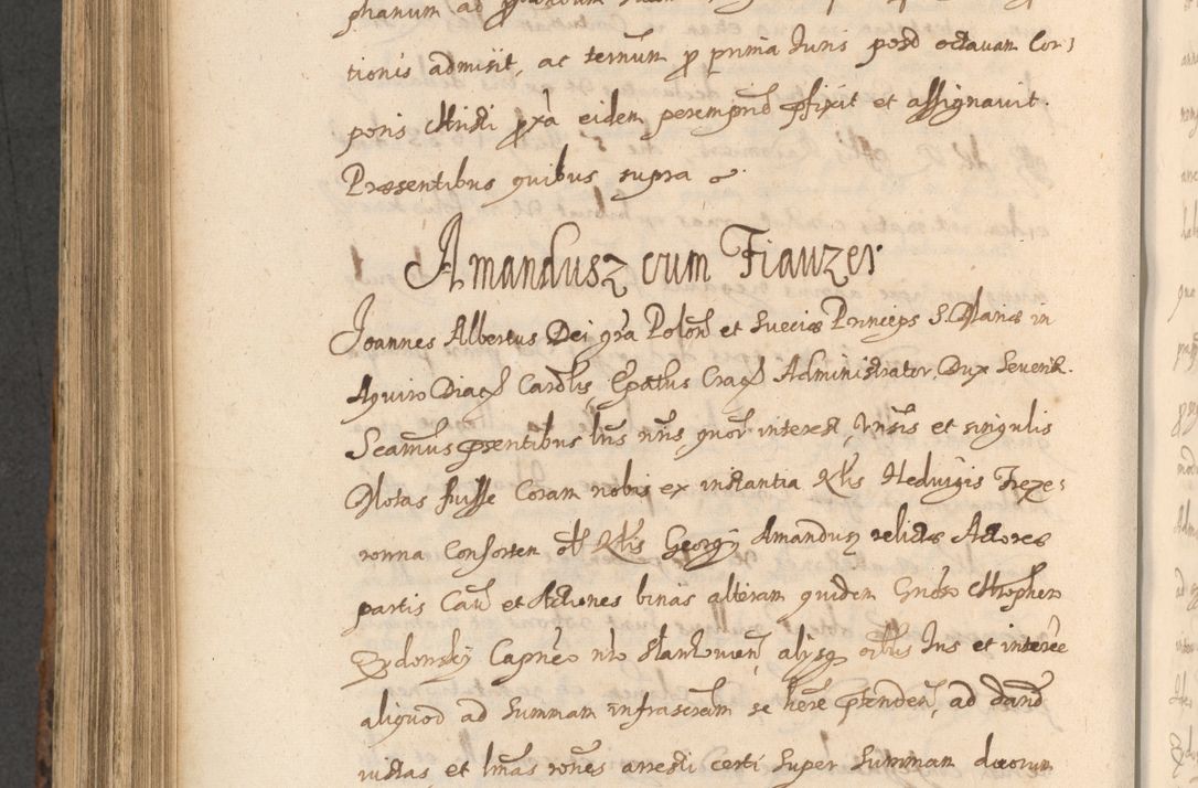 Zdjęcie nr 854 dla obiektu archiwalnego: Acta actorum, institutionum, resignationum, provisionum, decretorum, sententiarum, inscriptionum, testamentorum, confirmationum, ingrossationum, obligationum, quietationum, constitutionum R. D. Andreae Szołdrski, episcopi Kijoviensis, Gnesnensis et Posnaniensis praepositi, cantoris Cracoviensis, Vladislaviensis canonici, R. S. M. secretarii, episcopatus Cracoviensis in spiritualibus er temporalibus deputati anno 1633, 1634 et 1635