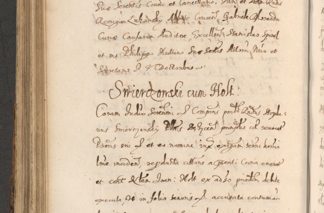 Zdjęcie nr 848 dla obiektu archiwalnego: Acta actorum, institutionum, resignationum, provisionum, decretorum, sententiarum, inscriptionum, testamentorum, confirmationum, ingrossationum, obligationum, quietationum, constitutionum R. D. Andreae Szołdrski, episcopi Kijoviensis, Gnesnensis et Posnaniensis praepositi, cantoris Cracoviensis, Vladislaviensis canonici, R. S. M. secretarii, episcopatus Cracoviensis in spiritualibus er temporalibus deputati anno 1633, 1634 et 1635