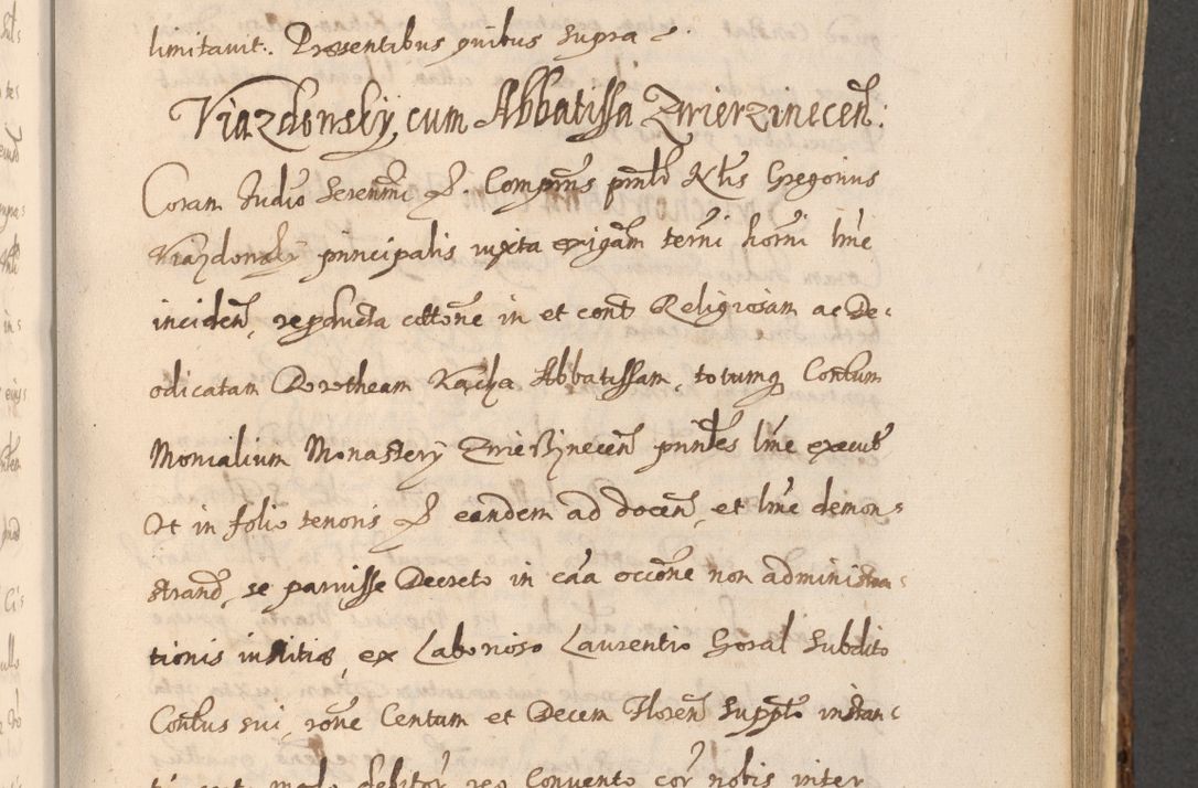 Zdjęcie nr 843 dla obiektu archiwalnego: Acta actorum, institutionum, resignationum, provisionum, decretorum, sententiarum, inscriptionum, testamentorum, confirmationum, ingrossationum, obligationum, quietationum, constitutionum R. D. Andreae Szołdrski, episcopi Kijoviensis, Gnesnensis et Posnaniensis praepositi, cantoris Cracoviensis, Vladislaviensis canonici, R. S. M. secretarii, episcopatus Cracoviensis in spiritualibus er temporalibus deputati anno 1633, 1634 et 1635