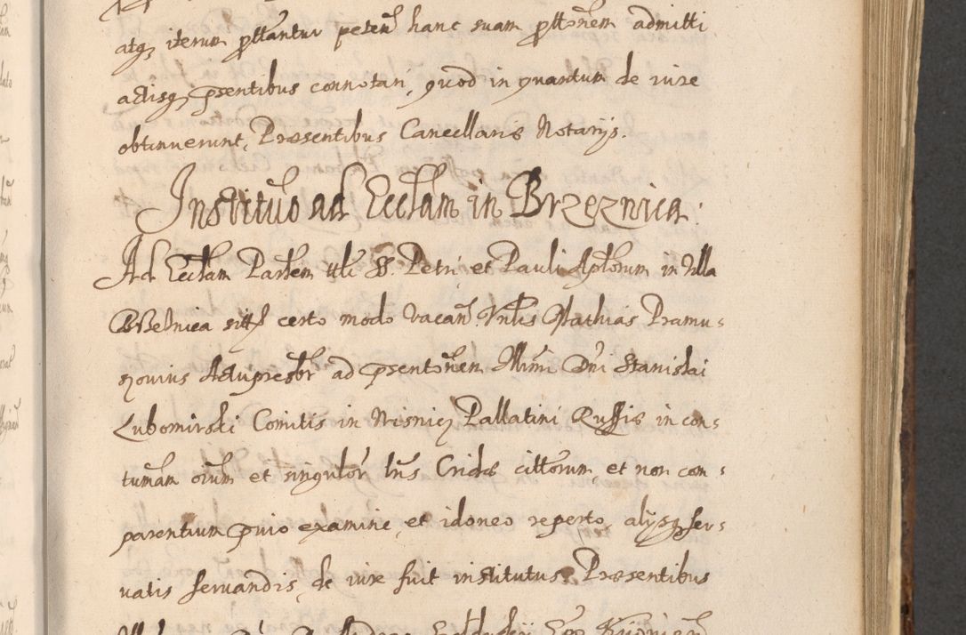 Zdjęcie nr 841 dla obiektu archiwalnego: Acta actorum, institutionum, resignationum, provisionum, decretorum, sententiarum, inscriptionum, testamentorum, confirmationum, ingrossationum, obligationum, quietationum, constitutionum R. D. Andreae Szołdrski, episcopi Kijoviensis, Gnesnensis et Posnaniensis praepositi, cantoris Cracoviensis, Vladislaviensis canonici, R. S. M. secretarii, episcopatus Cracoviensis in spiritualibus er temporalibus deputati anno 1633, 1634 et 1635
