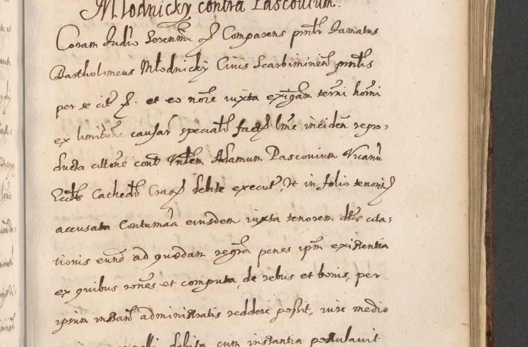 Zdjęcie nr 827 dla obiektu archiwalnego: Acta actorum, institutionum, resignationum, provisionum, decretorum, sententiarum, inscriptionum, testamentorum, confirmationum, ingrossationum, obligationum, quietationum, constitutionum R. D. Andreae Szołdrski, episcopi Kijoviensis, Gnesnensis et Posnaniensis praepositi, cantoris Cracoviensis, Vladislaviensis canonici, R. S. M. secretarii, episcopatus Cracoviensis in spiritualibus er temporalibus deputati anno 1633, 1634 et 1635