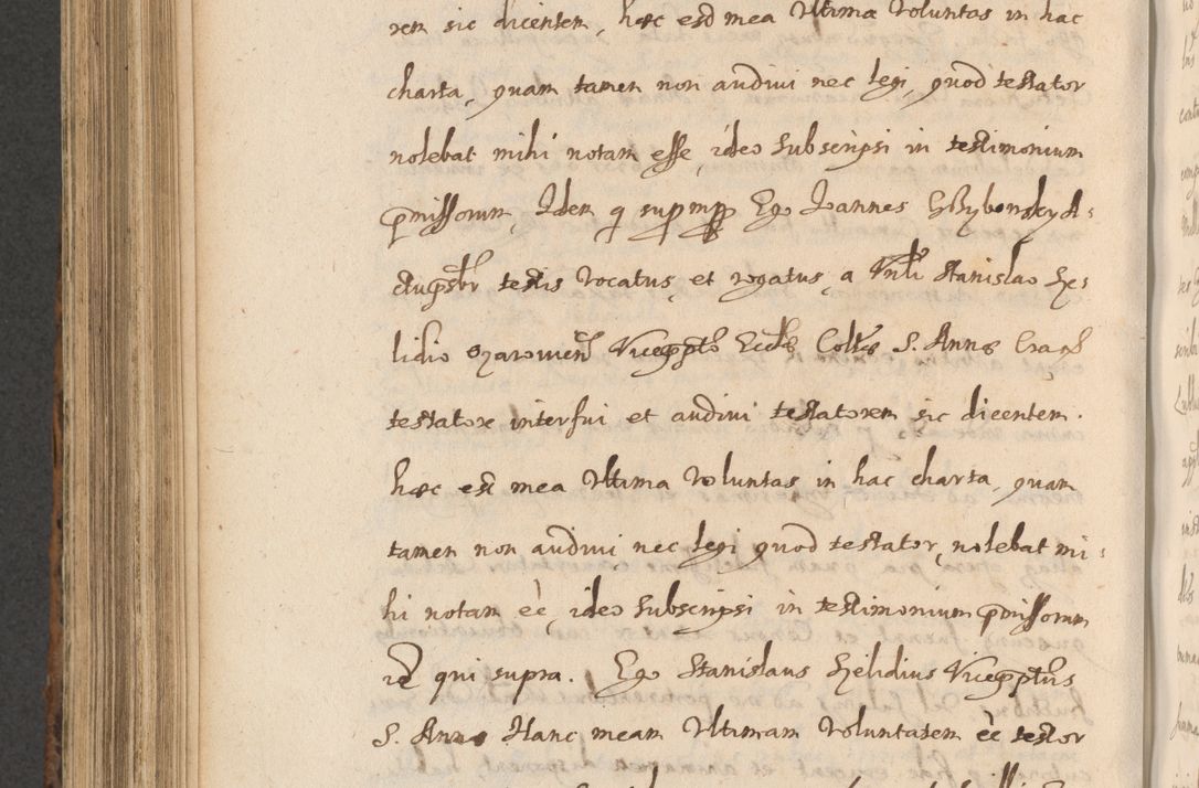 Zdjęcie nr 822 dla obiektu archiwalnego: Acta actorum, institutionum, resignationum, provisionum, decretorum, sententiarum, inscriptionum, testamentorum, confirmationum, ingrossationum, obligationum, quietationum, constitutionum R. D. Andreae Szołdrski, episcopi Kijoviensis, Gnesnensis et Posnaniensis praepositi, cantoris Cracoviensis, Vladislaviensis canonici, R. S. M. secretarii, episcopatus Cracoviensis in spiritualibus er temporalibus deputati anno 1633, 1634 et 1635
