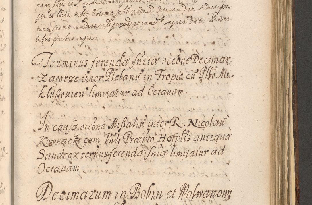 Zdjęcie nr 1011 dla obiektu archiwalnego: Acta actorum, institutionum, resignationum, provisionum, decretorum, sententiarum, inscriptionum, testamentorum, confirmationum, ingrossationum, obligationum, quietationum, constitutionum R. D. Andreae Szołdrski, episcopi Kijoviensis, Gnesnensis et Posnaniensis praepositi, cantoris Cracoviensis, Vladislaviensis canonici, R. S. M. secretarii, episcopatus Cracoviensis in spiritualibus er temporalibus deputati anno 1633, 1634 et 1635