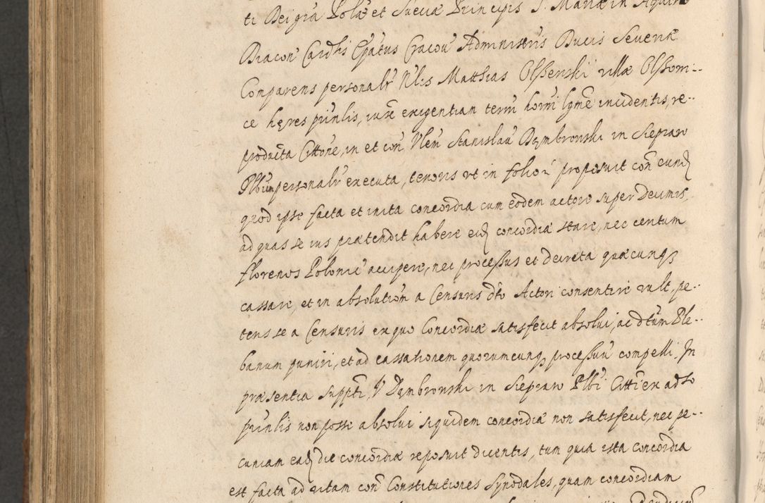 Zdjęcie nr 1016 dla obiektu archiwalnego: Acta actorum, institutionum, resignationum, provisionum, decretorum, sententiarum, inscriptionum, testamentorum, confirmationum, ingrossationum, obligationum, quietationum, constitutionum R. D. Andreae Szołdrski, episcopi Kijoviensis, Gnesnensis et Posnaniensis praepositi, cantoris Cracoviensis, Vladislaviensis canonici, R. S. M. secretarii, episcopatus Cracoviensis in spiritualibus er temporalibus deputati anno 1633, 1634 et 1635