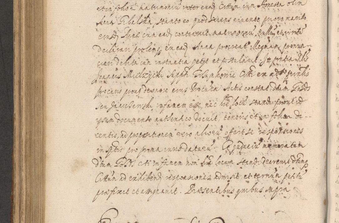 Zdjęcie nr 1014 dla obiektu archiwalnego: Acta actorum, institutionum, resignationum, provisionum, decretorum, sententiarum, inscriptionum, testamentorum, confirmationum, ingrossationum, obligationum, quietationum, constitutionum R. D. Andreae Szołdrski, episcopi Kijoviensis, Gnesnensis et Posnaniensis praepositi, cantoris Cracoviensis, Vladislaviensis canonici, R. S. M. secretarii, episcopatus Cracoviensis in spiritualibus er temporalibus deputati anno 1633, 1634 et 1635