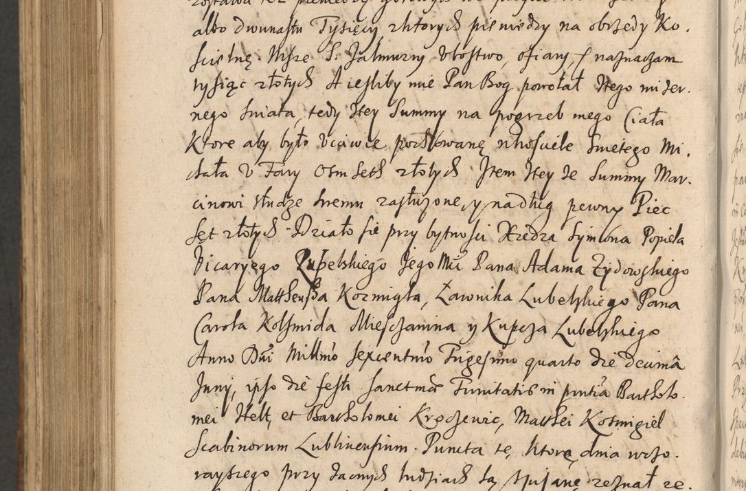 Zdjęcie nr 1206 dla obiektu archiwalnego: Acta actorum, institutionum, resignationum, provisionum, decretorum, sententiarum, inscriptionum, testamentorum, confirmationum, ingrossationum, obligationum, quietationum, constitutionum R. D. Andreae Szołdrski, episcopi Kijoviensis, Gnesnensis et Posnaniensis praepositi, cantoris Cracoviensis, Vladislaviensis canonici, R. S. M. secretarii, episcopatus Cracoviensis in spiritualibus er temporalibus deputati anno 1633, 1634 et 1635