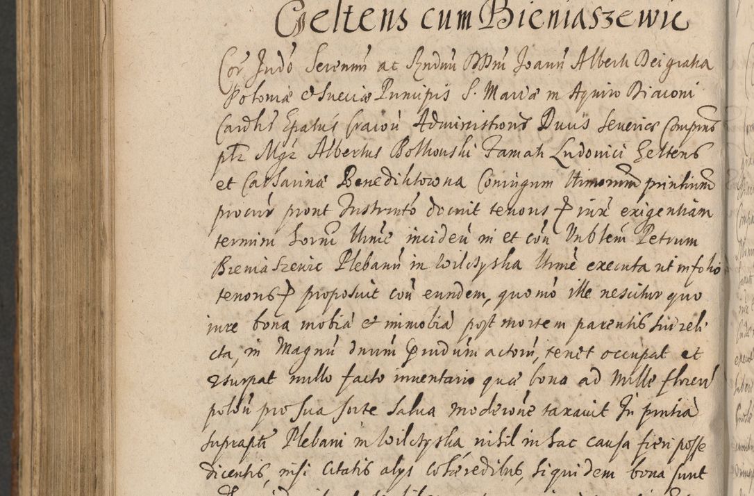 Zdjęcie nr 1192 dla obiektu archiwalnego: Acta actorum, institutionum, resignationum, provisionum, decretorum, sententiarum, inscriptionum, testamentorum, confirmationum, ingrossationum, obligationum, quietationum, constitutionum R. D. Andreae Szołdrski, episcopi Kijoviensis, Gnesnensis et Posnaniensis praepositi, cantoris Cracoviensis, Vladislaviensis canonici, R. S. M. secretarii, episcopatus Cracoviensis in spiritualibus er temporalibus deputati anno 1633, 1634 et 1635