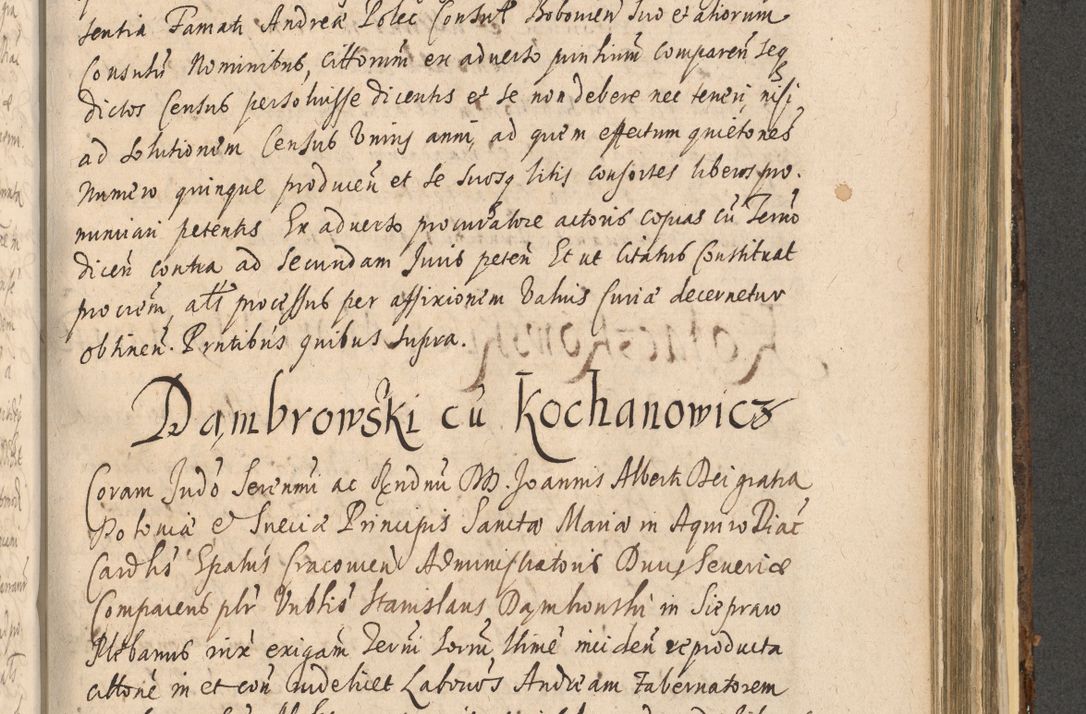 Zdjęcie nr 1189 dla obiektu archiwalnego: Acta actorum, institutionum, resignationum, provisionum, decretorum, sententiarum, inscriptionum, testamentorum, confirmationum, ingrossationum, obligationum, quietationum, constitutionum R. D. Andreae Szołdrski, episcopi Kijoviensis, Gnesnensis et Posnaniensis praepositi, cantoris Cracoviensis, Vladislaviensis canonici, R. S. M. secretarii, episcopatus Cracoviensis in spiritualibus er temporalibus deputati anno 1633, 1634 et 1635