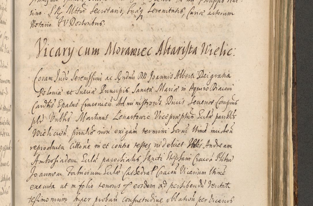 Zdjęcie nr 1187 dla obiektu archiwalnego: Acta actorum, institutionum, resignationum, provisionum, decretorum, sententiarum, inscriptionum, testamentorum, confirmationum, ingrossationum, obligationum, quietationum, constitutionum R. D. Andreae Szołdrski, episcopi Kijoviensis, Gnesnensis et Posnaniensis praepositi, cantoris Cracoviensis, Vladislaviensis canonici, R. S. M. secretarii, episcopatus Cracoviensis in spiritualibus er temporalibus deputati anno 1633, 1634 et 1635