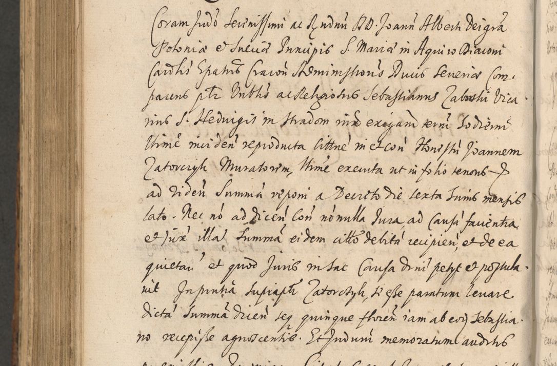 Zdjęcie nr 1186 dla obiektu archiwalnego: Acta actorum, institutionum, resignationum, provisionum, decretorum, sententiarum, inscriptionum, testamentorum, confirmationum, ingrossationum, obligationum, quietationum, constitutionum R. D. Andreae Szołdrski, episcopi Kijoviensis, Gnesnensis et Posnaniensis praepositi, cantoris Cracoviensis, Vladislaviensis canonici, R. S. M. secretarii, episcopatus Cracoviensis in spiritualibus er temporalibus deputati anno 1633, 1634 et 1635