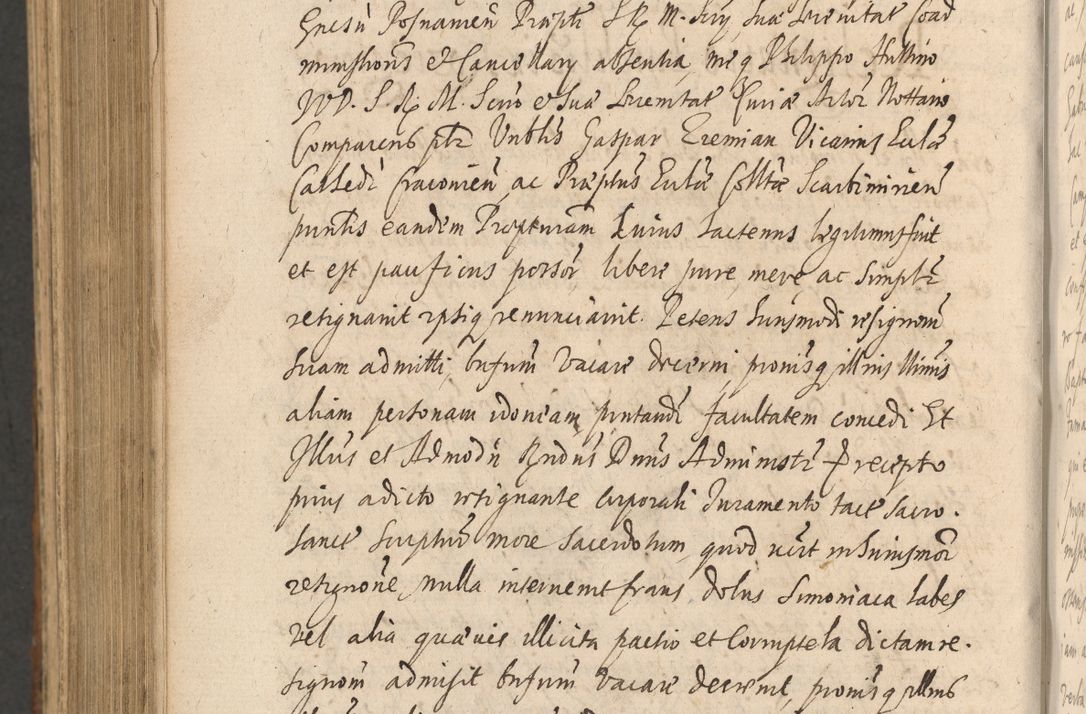 Zdjęcie nr 1182 dla obiektu archiwalnego: Acta actorum, institutionum, resignationum, provisionum, decretorum, sententiarum, inscriptionum, testamentorum, confirmationum, ingrossationum, obligationum, quietationum, constitutionum R. D. Andreae Szołdrski, episcopi Kijoviensis, Gnesnensis et Posnaniensis praepositi, cantoris Cracoviensis, Vladislaviensis canonici, R. S. M. secretarii, episcopatus Cracoviensis in spiritualibus er temporalibus deputati anno 1633, 1634 et 1635