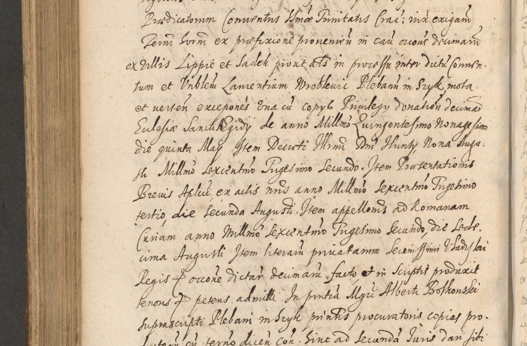 Zdjęcie nr 1162 dla obiektu archiwalnego: Acta actorum, institutionum, resignationum, provisionum, decretorum, sententiarum, inscriptionum, testamentorum, confirmationum, ingrossationum, obligationum, quietationum, constitutionum R. D. Andreae Szołdrski, episcopi Kijoviensis, Gnesnensis et Posnaniensis praepositi, cantoris Cracoviensis, Vladislaviensis canonici, R. S. M. secretarii, episcopatus Cracoviensis in spiritualibus er temporalibus deputati anno 1633, 1634 et 1635