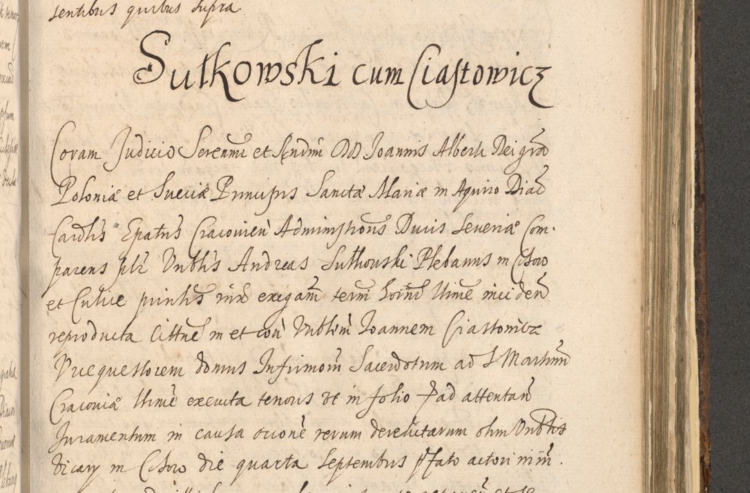 Zdjęcie nr 1157 dla obiektu archiwalnego: Acta actorum, institutionum, resignationum, provisionum, decretorum, sententiarum, inscriptionum, testamentorum, confirmationum, ingrossationum, obligationum, quietationum, constitutionum R. D. Andreae Szołdrski, episcopi Kijoviensis, Gnesnensis et Posnaniensis praepositi, cantoris Cracoviensis, Vladislaviensis canonici, R. S. M. secretarii, episcopatus Cracoviensis in spiritualibus er temporalibus deputati anno 1633, 1634 et 1635