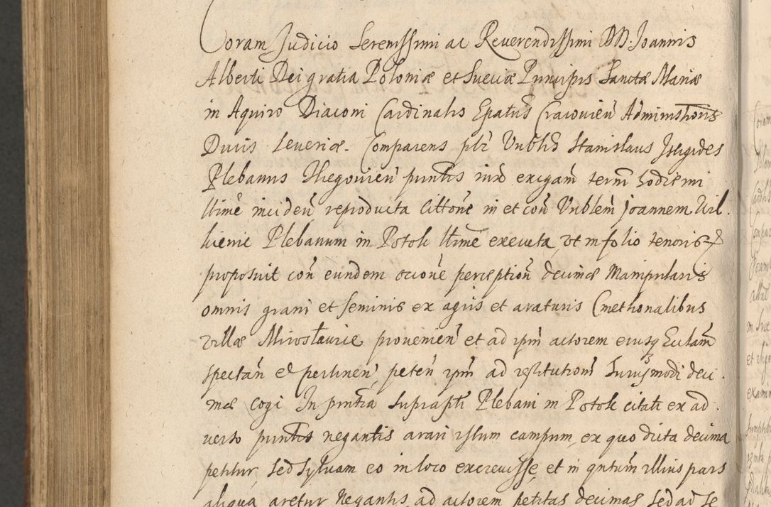 Zdjęcie nr 1158 dla obiektu archiwalnego: Acta actorum, institutionum, resignationum, provisionum, decretorum, sententiarum, inscriptionum, testamentorum, confirmationum, ingrossationum, obligationum, quietationum, constitutionum R. D. Andreae Szołdrski, episcopi Kijoviensis, Gnesnensis et Posnaniensis praepositi, cantoris Cracoviensis, Vladislaviensis canonici, R. S. M. secretarii, episcopatus Cracoviensis in spiritualibus er temporalibus deputati anno 1633, 1634 et 1635