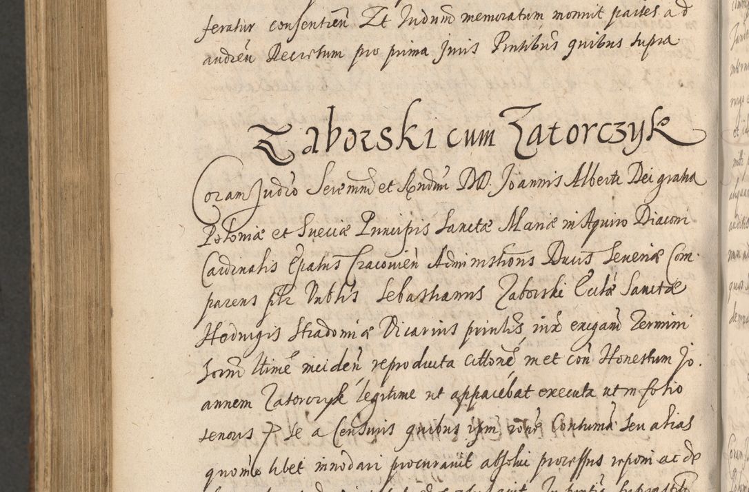 Zdjęcie nr 1154 dla obiektu archiwalnego: Acta actorum, institutionum, resignationum, provisionum, decretorum, sententiarum, inscriptionum, testamentorum, confirmationum, ingrossationum, obligationum, quietationum, constitutionum R. D. Andreae Szołdrski, episcopi Kijoviensis, Gnesnensis et Posnaniensis praepositi, cantoris Cracoviensis, Vladislaviensis canonici, R. S. M. secretarii, episcopatus Cracoviensis in spiritualibus er temporalibus deputati anno 1633, 1634 et 1635