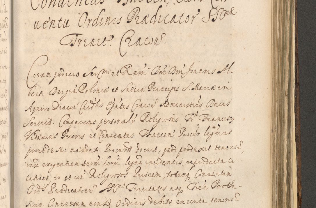 Zdjęcie nr 1149 dla obiektu archiwalnego: Acta actorum, institutionum, resignationum, provisionum, decretorum, sententiarum, inscriptionum, testamentorum, confirmationum, ingrossationum, obligationum, quietationum, constitutionum R. D. Andreae Szołdrski, episcopi Kijoviensis, Gnesnensis et Posnaniensis praepositi, cantoris Cracoviensis, Vladislaviensis canonici, R. S. M. secretarii, episcopatus Cracoviensis in spiritualibus er temporalibus deputati anno 1633, 1634 et 1635