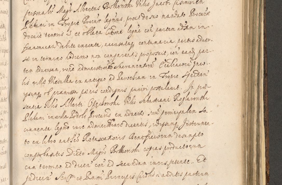 Zdjęcie nr 1147 dla obiektu archiwalnego: Acta actorum, institutionum, resignationum, provisionum, decretorum, sententiarum, inscriptionum, testamentorum, confirmationum, ingrossationum, obligationum, quietationum, constitutionum R. D. Andreae Szołdrski, episcopi Kijoviensis, Gnesnensis et Posnaniensis praepositi, cantoris Cracoviensis, Vladislaviensis canonici, R. S. M. secretarii, episcopatus Cracoviensis in spiritualibus er temporalibus deputati anno 1633, 1634 et 1635