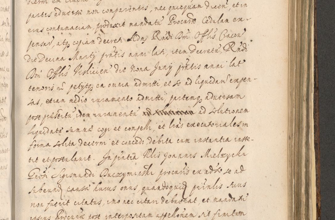 Zdjęcie nr 1145 dla obiektu archiwalnego: Acta actorum, institutionum, resignationum, provisionum, decretorum, sententiarum, inscriptionum, testamentorum, confirmationum, ingrossationum, obligationum, quietationum, constitutionum R. D. Andreae Szołdrski, episcopi Kijoviensis, Gnesnensis et Posnaniensis praepositi, cantoris Cracoviensis, Vladislaviensis canonici, R. S. M. secretarii, episcopatus Cracoviensis in spiritualibus er temporalibus deputati anno 1633, 1634 et 1635