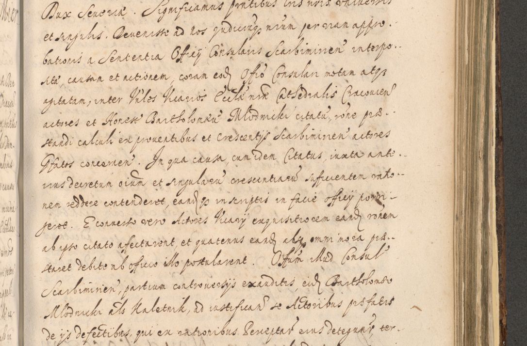 Zdjęcie nr 1143 dla obiektu archiwalnego: Acta actorum, institutionum, resignationum, provisionum, decretorum, sententiarum, inscriptionum, testamentorum, confirmationum, ingrossationum, obligationum, quietationum, constitutionum R. D. Andreae Szołdrski, episcopi Kijoviensis, Gnesnensis et Posnaniensis praepositi, cantoris Cracoviensis, Vladislaviensis canonici, R. S. M. secretarii, episcopatus Cracoviensis in spiritualibus er temporalibus deputati anno 1633, 1634 et 1635