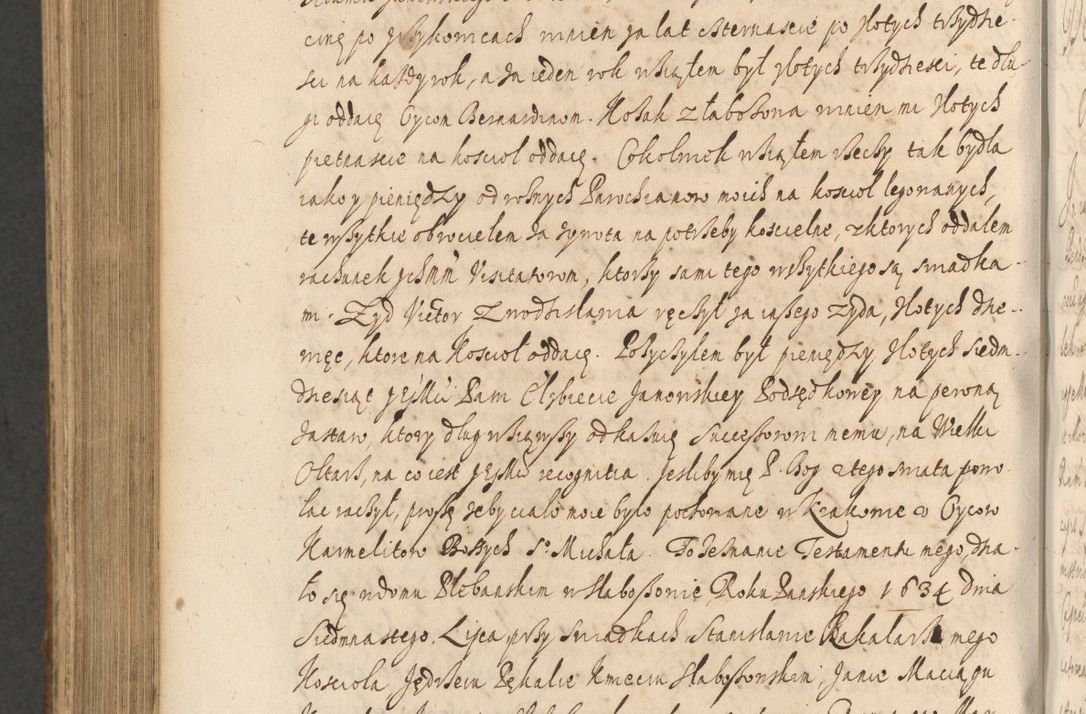 Zdjęcie nr 1140 dla obiektu archiwalnego: Acta actorum, institutionum, resignationum, provisionum, decretorum, sententiarum, inscriptionum, testamentorum, confirmationum, ingrossationum, obligationum, quietationum, constitutionum R. D. Andreae Szołdrski, episcopi Kijoviensis, Gnesnensis et Posnaniensis praepositi, cantoris Cracoviensis, Vladislaviensis canonici, R. S. M. secretarii, episcopatus Cracoviensis in spiritualibus er temporalibus deputati anno 1633, 1634 et 1635