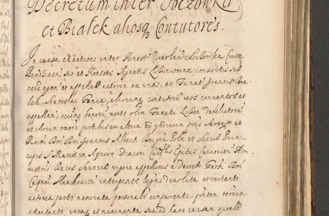 Zdjęcie nr 1141 dla obiektu archiwalnego: Acta actorum, institutionum, resignationum, provisionum, decretorum, sententiarum, inscriptionum, testamentorum, confirmationum, ingrossationum, obligationum, quietationum, constitutionum R. D. Andreae Szołdrski, episcopi Kijoviensis, Gnesnensis et Posnaniensis praepositi, cantoris Cracoviensis, Vladislaviensis canonici, R. S. M. secretarii, episcopatus Cracoviensis in spiritualibus er temporalibus deputati anno 1633, 1634 et 1635