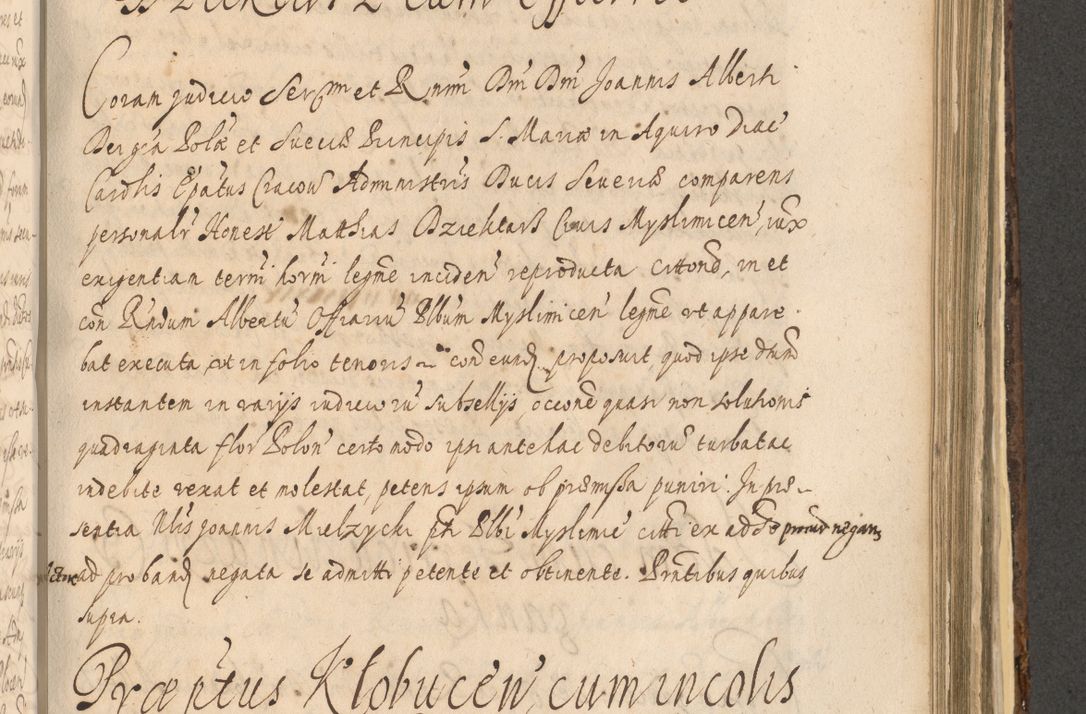 Zdjęcie nr 1131 dla obiektu archiwalnego: Acta actorum, institutionum, resignationum, provisionum, decretorum, sententiarum, inscriptionum, testamentorum, confirmationum, ingrossationum, obligationum, quietationum, constitutionum R. D. Andreae Szołdrski, episcopi Kijoviensis, Gnesnensis et Posnaniensis praepositi, cantoris Cracoviensis, Vladislaviensis canonici, R. S. M. secretarii, episcopatus Cracoviensis in spiritualibus er temporalibus deputati anno 1633, 1634 et 1635