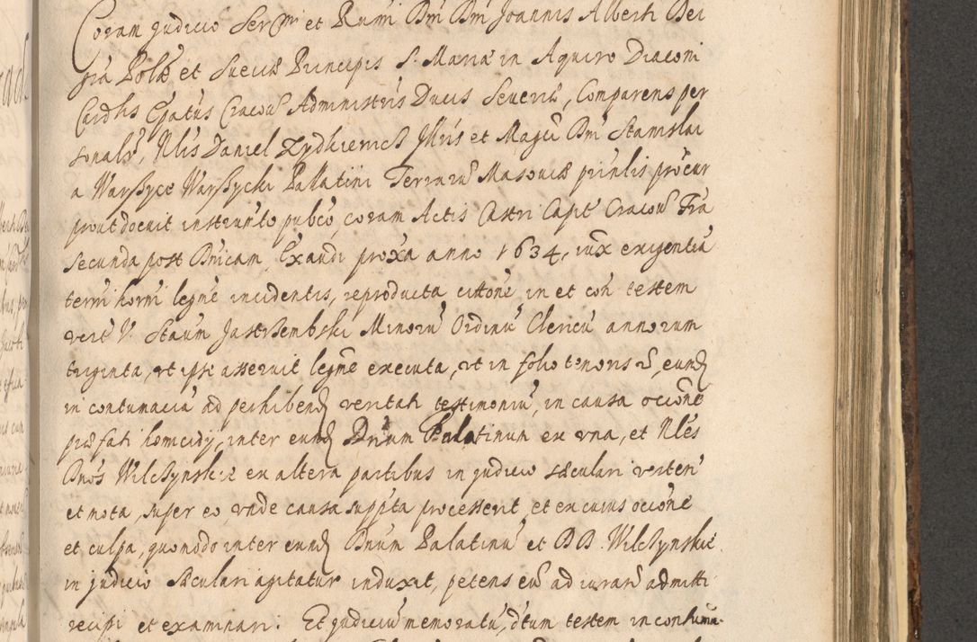 Zdjęcie nr 1125 dla obiektu archiwalnego: Acta actorum, institutionum, resignationum, provisionum, decretorum, sententiarum, inscriptionum, testamentorum, confirmationum, ingrossationum, obligationum, quietationum, constitutionum R. D. Andreae Szołdrski, episcopi Kijoviensis, Gnesnensis et Posnaniensis praepositi, cantoris Cracoviensis, Vladislaviensis canonici, R. S. M. secretarii, episcopatus Cracoviensis in spiritualibus er temporalibus deputati anno 1633, 1634 et 1635