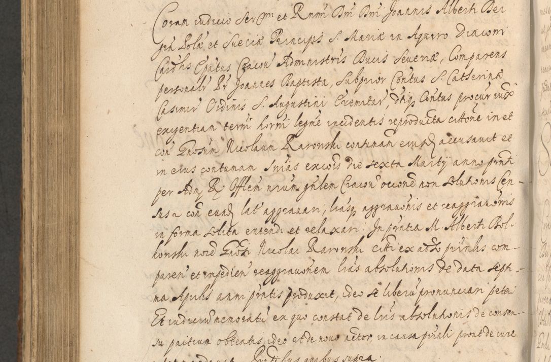 Zdjęcie nr 1116 dla obiektu archiwalnego: Acta actorum, institutionum, resignationum, provisionum, decretorum, sententiarum, inscriptionum, testamentorum, confirmationum, ingrossationum, obligationum, quietationum, constitutionum R. D. Andreae Szołdrski, episcopi Kijoviensis, Gnesnensis et Posnaniensis praepositi, cantoris Cracoviensis, Vladislaviensis canonici, R. S. M. secretarii, episcopatus Cracoviensis in spiritualibus er temporalibus deputati anno 1633, 1634 et 1635