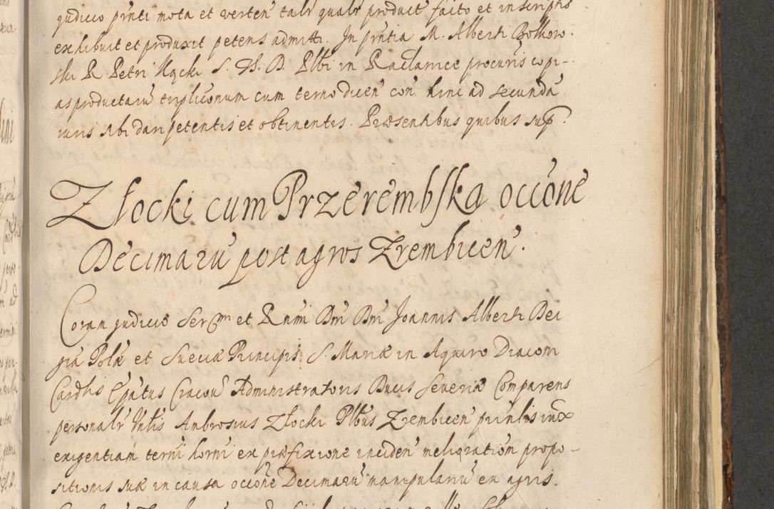 Zdjęcie nr 1115 dla obiektu archiwalnego: Acta actorum, institutionum, resignationum, provisionum, decretorum, sententiarum, inscriptionum, testamentorum, confirmationum, ingrossationum, obligationum, quietationum, constitutionum R. D. Andreae Szołdrski, episcopi Kijoviensis, Gnesnensis et Posnaniensis praepositi, cantoris Cracoviensis, Vladislaviensis canonici, R. S. M. secretarii, episcopatus Cracoviensis in spiritualibus er temporalibus deputati anno 1633, 1634 et 1635