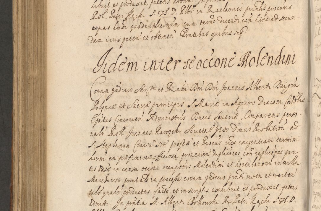 Zdjęcie nr 1114 dla obiektu archiwalnego: Acta actorum, institutionum, resignationum, provisionum, decretorum, sententiarum, inscriptionum, testamentorum, confirmationum, ingrossationum, obligationum, quietationum, constitutionum R. D. Andreae Szołdrski, episcopi Kijoviensis, Gnesnensis et Posnaniensis praepositi, cantoris Cracoviensis, Vladislaviensis canonici, R. S. M. secretarii, episcopatus Cracoviensis in spiritualibus er temporalibus deputati anno 1633, 1634 et 1635