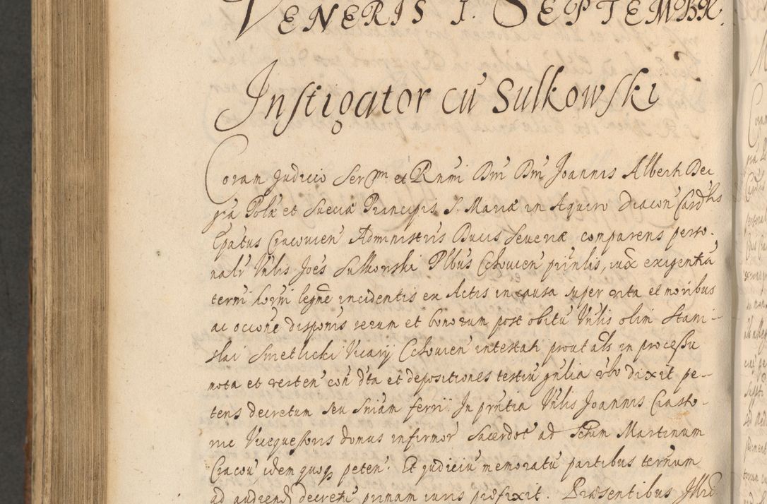 Zdjęcie nr 1112 dla obiektu archiwalnego: Acta actorum, institutionum, resignationum, provisionum, decretorum, sententiarum, inscriptionum, testamentorum, confirmationum, ingrossationum, obligationum, quietationum, constitutionum R. D. Andreae Szołdrski, episcopi Kijoviensis, Gnesnensis et Posnaniensis praepositi, cantoris Cracoviensis, Vladislaviensis canonici, R. S. M. secretarii, episcopatus Cracoviensis in spiritualibus er temporalibus deputati anno 1633, 1634 et 1635