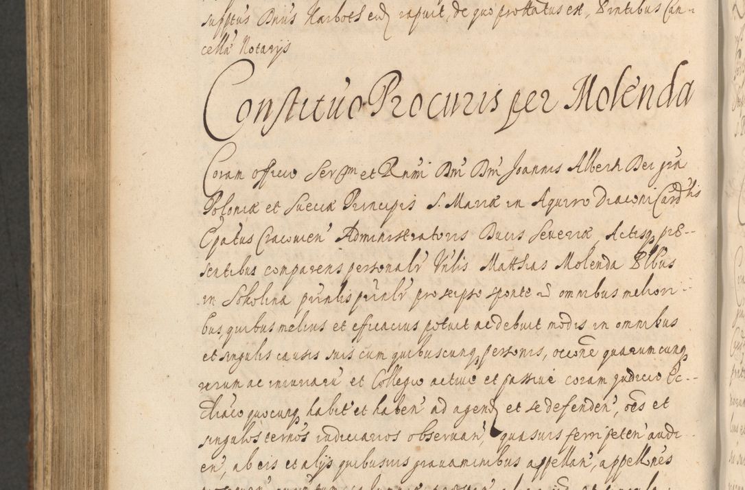 Zdjęcie nr 1110 dla obiektu archiwalnego: Acta actorum, institutionum, resignationum, provisionum, decretorum, sententiarum, inscriptionum, testamentorum, confirmationum, ingrossationum, obligationum, quietationum, constitutionum R. D. Andreae Szołdrski, episcopi Kijoviensis, Gnesnensis et Posnaniensis praepositi, cantoris Cracoviensis, Vladislaviensis canonici, R. S. M. secretarii, episcopatus Cracoviensis in spiritualibus er temporalibus deputati anno 1633, 1634 et 1635