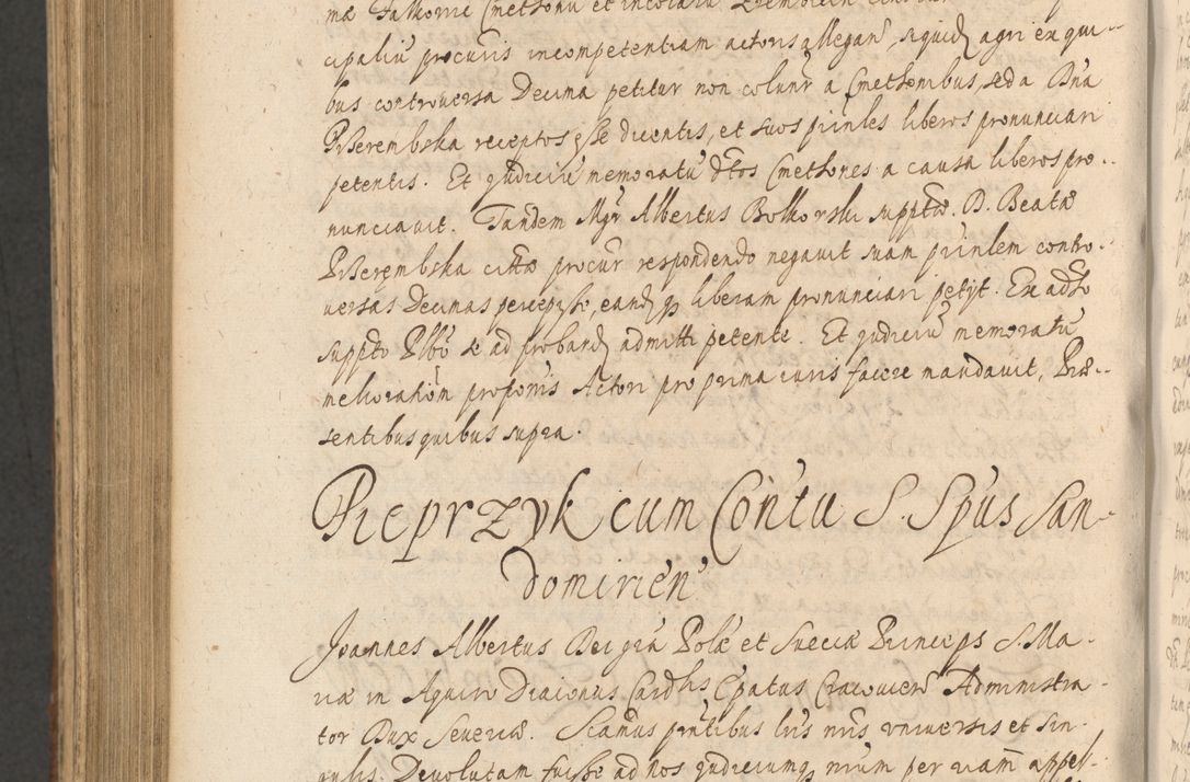 Zdjęcie nr 1102 dla obiektu archiwalnego: Acta actorum, institutionum, resignationum, provisionum, decretorum, sententiarum, inscriptionum, testamentorum, confirmationum, ingrossationum, obligationum, quietationum, constitutionum R. D. Andreae Szołdrski, episcopi Kijoviensis, Gnesnensis et Posnaniensis praepositi, cantoris Cracoviensis, Vladislaviensis canonici, R. S. M. secretarii, episcopatus Cracoviensis in spiritualibus er temporalibus deputati anno 1633, 1634 et 1635