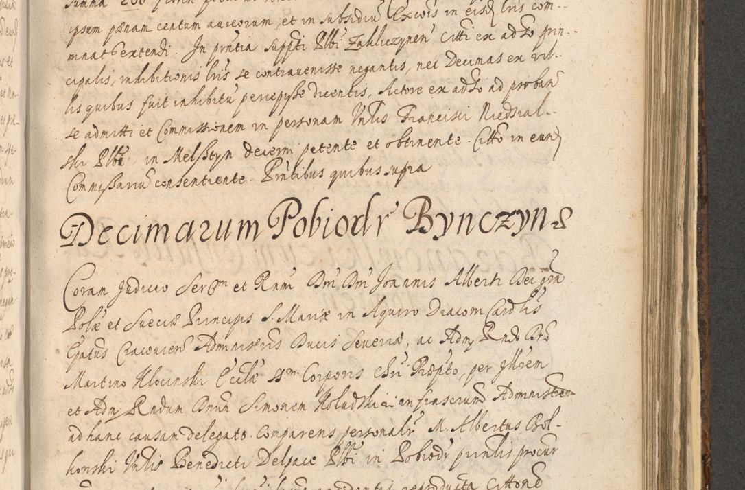 Zdjęcie nr 1095 dla obiektu archiwalnego: Acta actorum, institutionum, resignationum, provisionum, decretorum, sententiarum, inscriptionum, testamentorum, confirmationum, ingrossationum, obligationum, quietationum, constitutionum R. D. Andreae Szołdrski, episcopi Kijoviensis, Gnesnensis et Posnaniensis praepositi, cantoris Cracoviensis, Vladislaviensis canonici, R. S. M. secretarii, episcopatus Cracoviensis in spiritualibus er temporalibus deputati anno 1633, 1634 et 1635