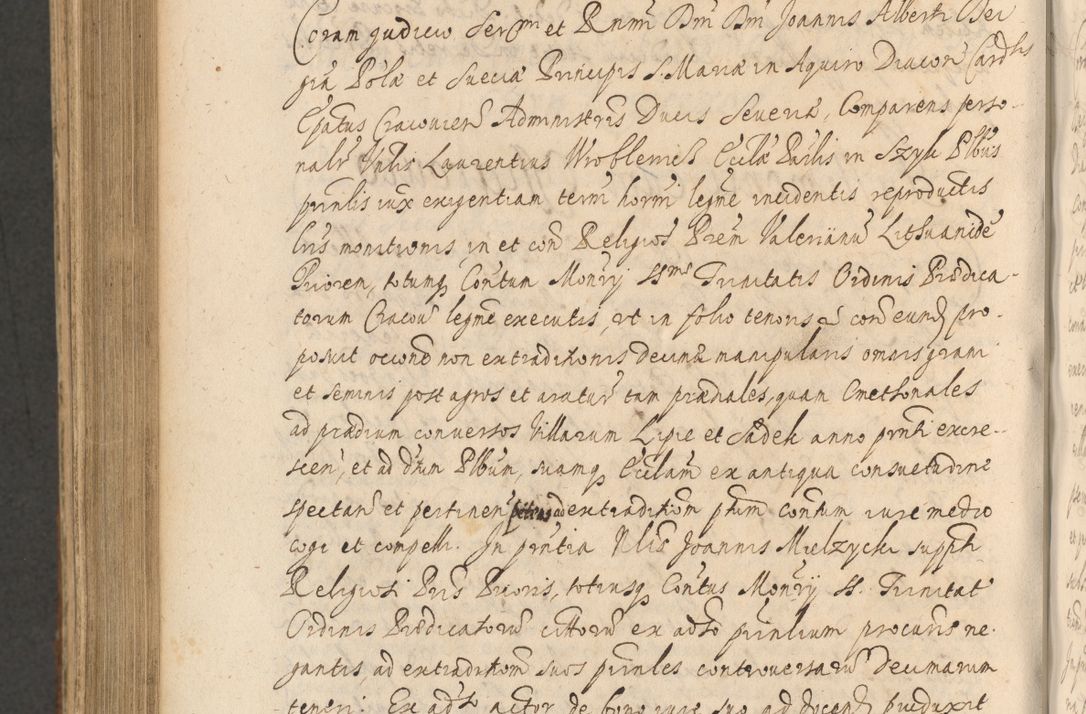Zdjęcie nr 1092 dla obiektu archiwalnego: Acta actorum, institutionum, resignationum, provisionum, decretorum, sententiarum, inscriptionum, testamentorum, confirmationum, ingrossationum, obligationum, quietationum, constitutionum R. D. Andreae Szołdrski, episcopi Kijoviensis, Gnesnensis et Posnaniensis praepositi, cantoris Cracoviensis, Vladislaviensis canonici, R. S. M. secretarii, episcopatus Cracoviensis in spiritualibus er temporalibus deputati anno 1633, 1634 et 1635