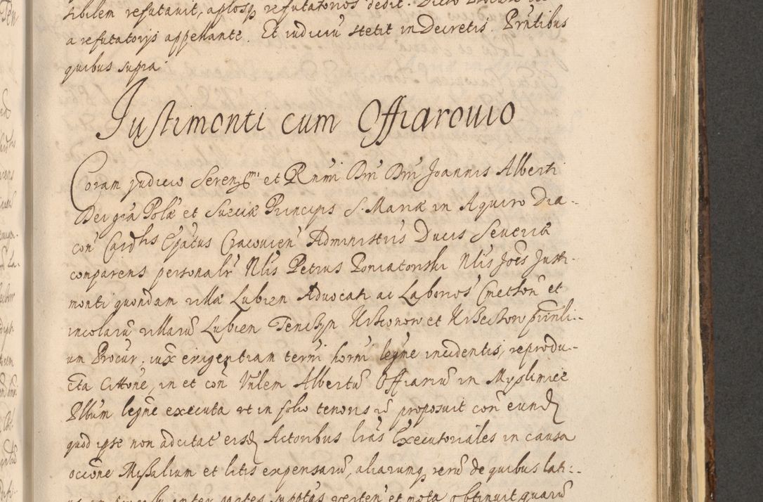 Zdjęcie nr 1091 dla obiektu archiwalnego: Acta actorum, institutionum, resignationum, provisionum, decretorum, sententiarum, inscriptionum, testamentorum, confirmationum, ingrossationum, obligationum, quietationum, constitutionum R. D. Andreae Szołdrski, episcopi Kijoviensis, Gnesnensis et Posnaniensis praepositi, cantoris Cracoviensis, Vladislaviensis canonici, R. S. M. secretarii, episcopatus Cracoviensis in spiritualibus er temporalibus deputati anno 1633, 1634 et 1635