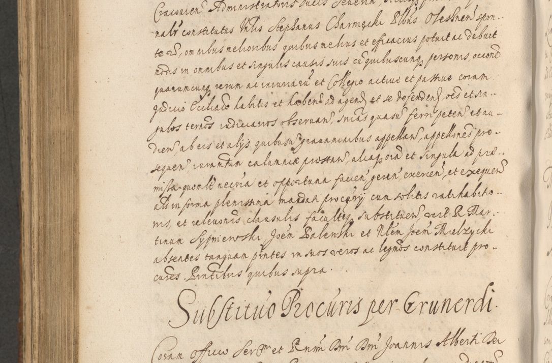 Zdjęcie nr 1086 dla obiektu archiwalnego: Acta actorum, institutionum, resignationum, provisionum, decretorum, sententiarum, inscriptionum, testamentorum, confirmationum, ingrossationum, obligationum, quietationum, constitutionum R. D. Andreae Szołdrski, episcopi Kijoviensis, Gnesnensis et Posnaniensis praepositi, cantoris Cracoviensis, Vladislaviensis canonici, R. S. M. secretarii, episcopatus Cracoviensis in spiritualibus er temporalibus deputati anno 1633, 1634 et 1635